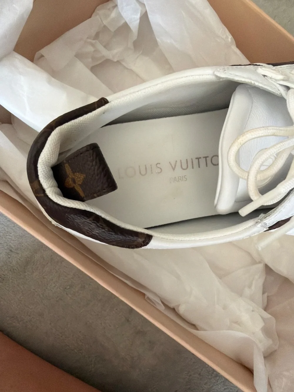 Authentic Louis Vuitton ballerina sneakers